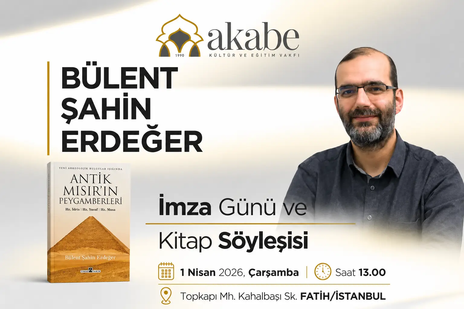 Bülent Şahin Erdeğer Kitap Söyleşisi